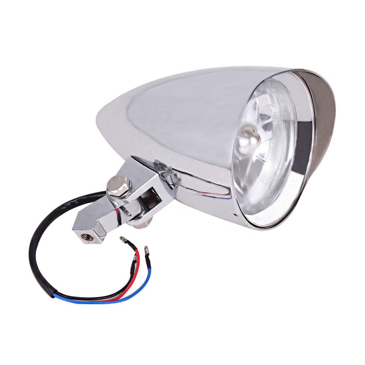 Solidspare Motorcycle Bullet Headlight For Harley Dyna Sportster XL Softail Bobber Chopper