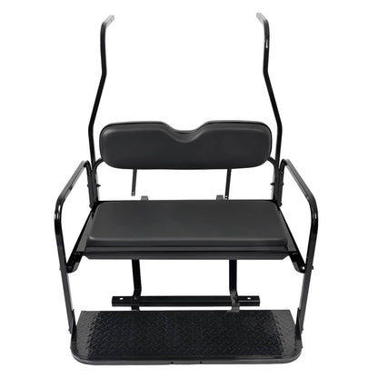 Solidspare For 2000-2013 Club Car DS Golf Cart Flip Folding Rear Seat Kit Back Seat