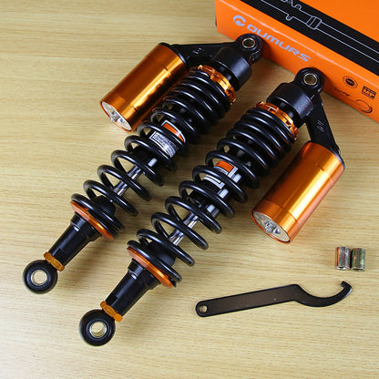 Solidspare 2x 13.5" 343mm Shocks Absorbers Suspension Black For Harley Electra Street Glide