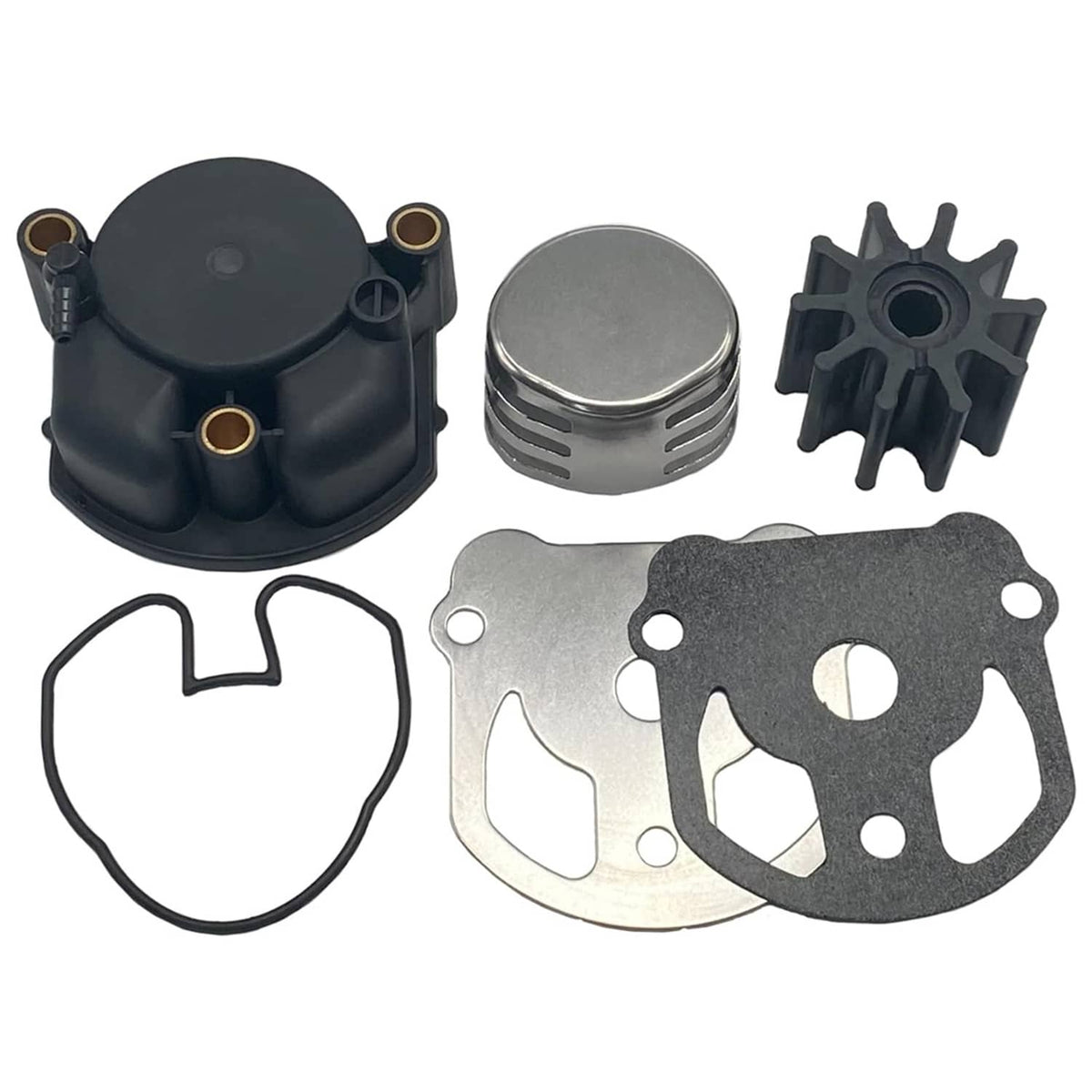 Solid Spare Water Pump Impeller Kit For OMC Cobra 1986 - 1993 984461 777128 983895 18-3212-1
