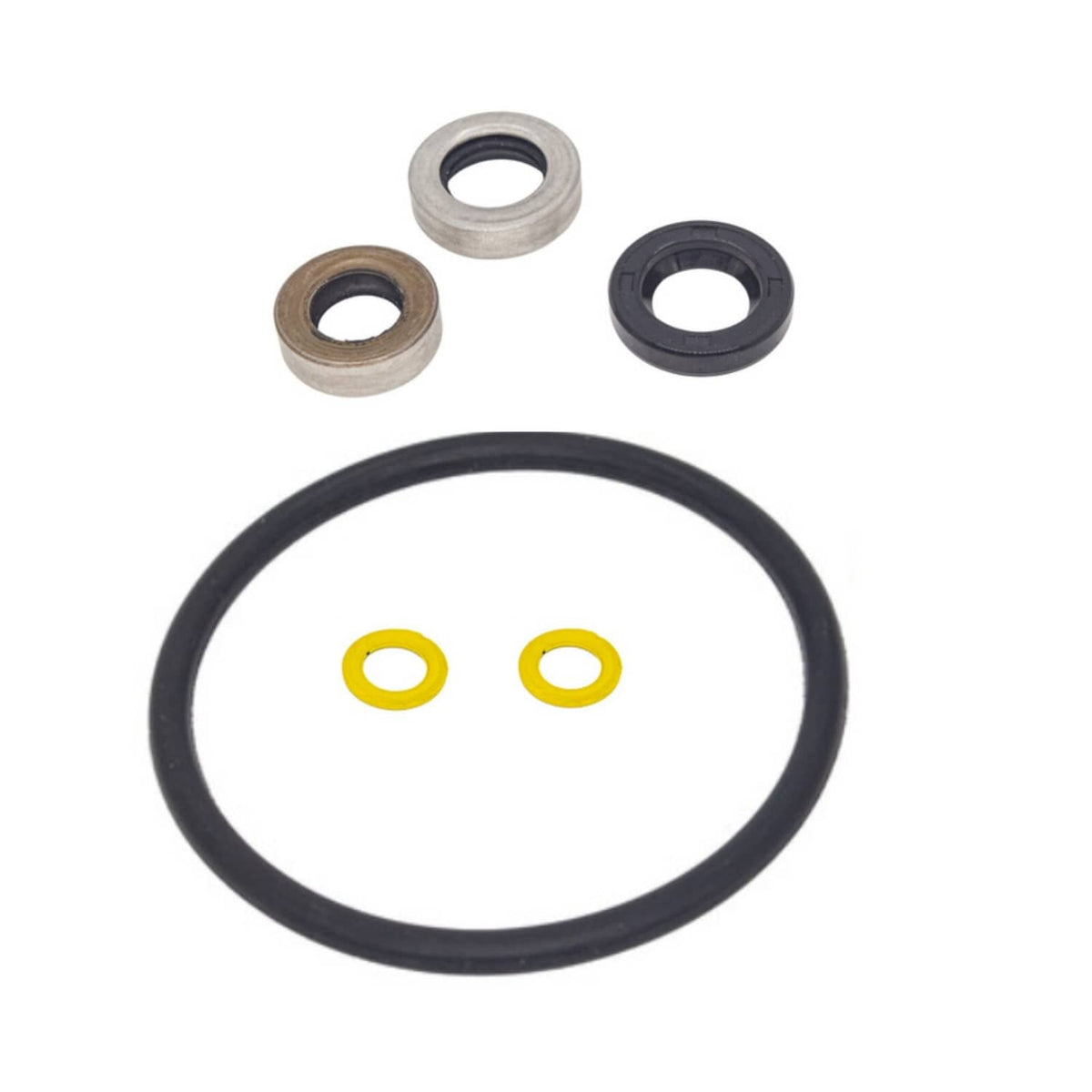 Solid Spare Lower Gearcase Seal & O-ring 18-0584 18-0586 18-0585 25-33145 For Mercury 6-15HP