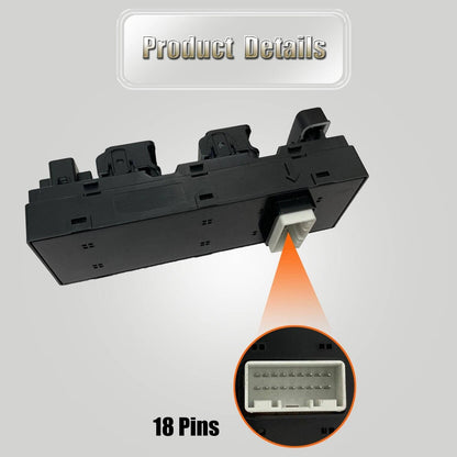 Solid Spare Front Left Driver Power Window Switch For Hyundai Sonata 2015-2019 93570-C1000