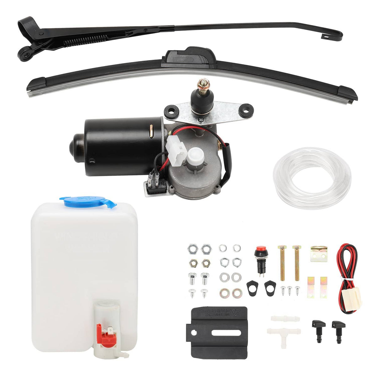 Solidspare 12V Electric Windshield Wiper Motor UTV Kit For Polaris Ranger RZR Honda Pioneer