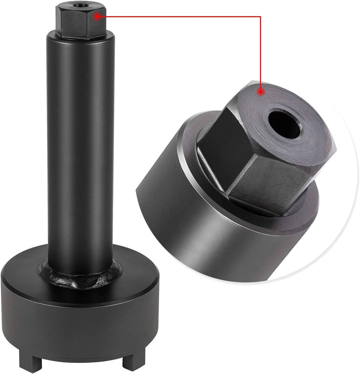 Solid Spare Bearing Carrier Nut & Spanner Wrench Drive Tool For Mercruiser Alpha 1, Gen 2