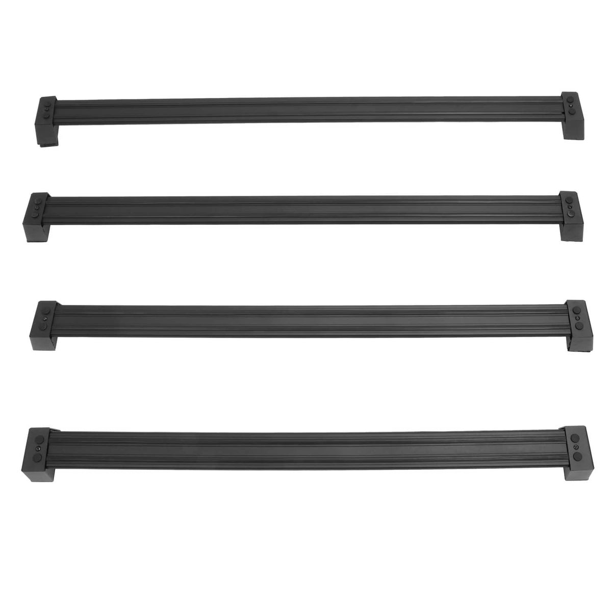 Solid Spare For Tesla Cybertruck 2024-Up Roof Rack Cross Bar Luggage Cargo Carrier 4 Pack