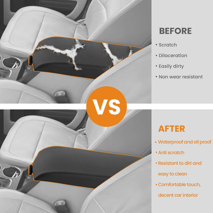 Solidspare New Black Armrest Center Console Lid Cover FA8Z-7406024-AB For 2013-19 Ford Flex