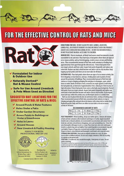 (2) EcoClear Products RatX All-Natural Non-Toxic Humane Rat and Mouse Rodent