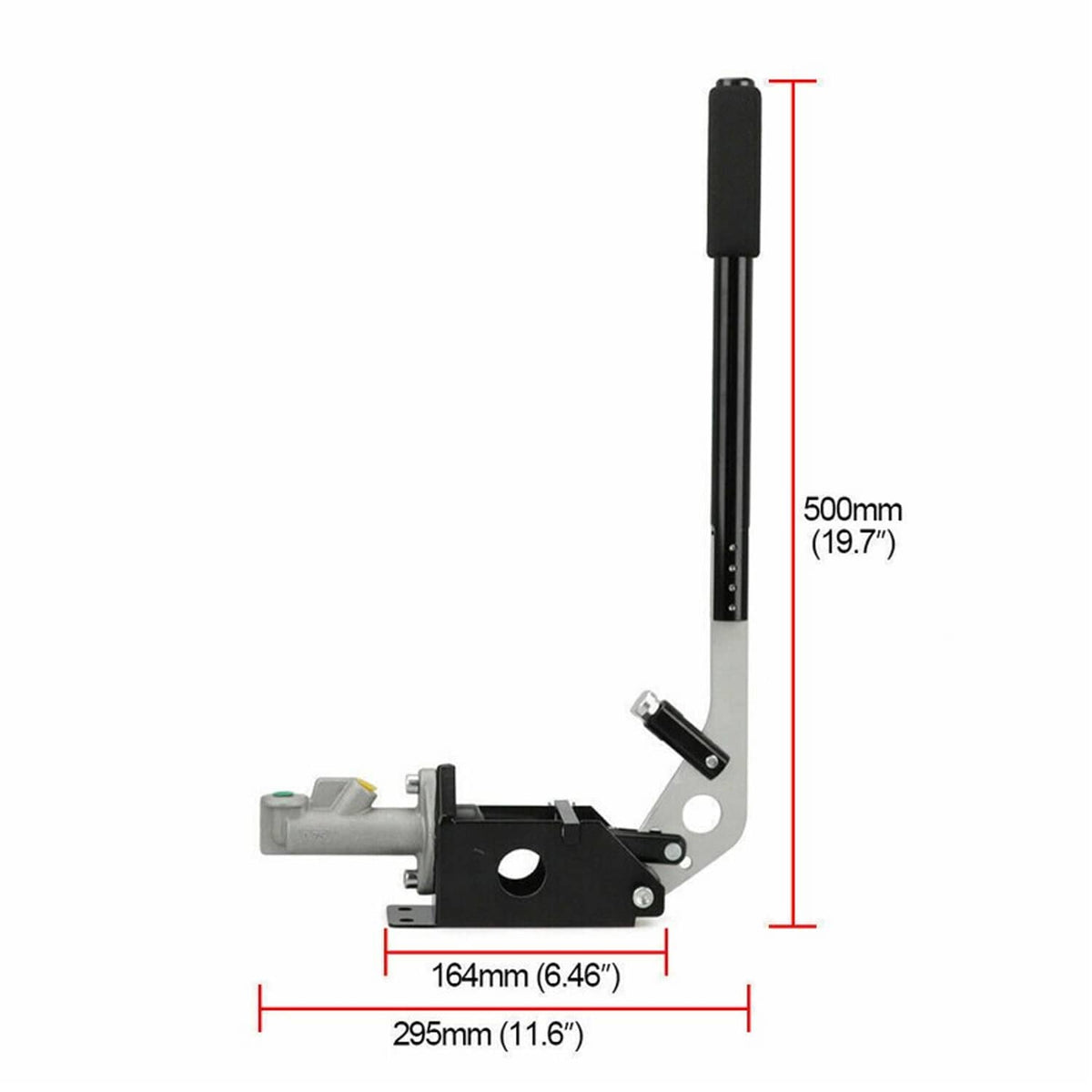 Solidspare Universal Black Hydraulic Handbrake Drift Hydro E-Brake Racing Long Level Gear