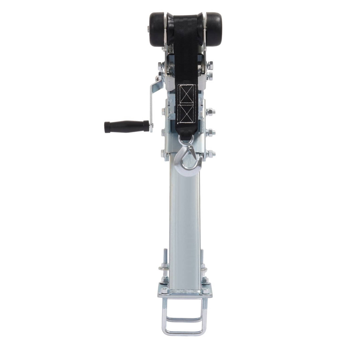 Solidspare Adjustable Sturdy Steel For Heavy Capacity Winch Stand 1400lbs Winch Galvanized