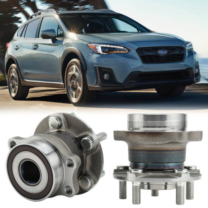 Solidspare 2X Rear Wheel Bearings and Hub For Subaru Forester 2014-18 Impreza 2012-14 Base