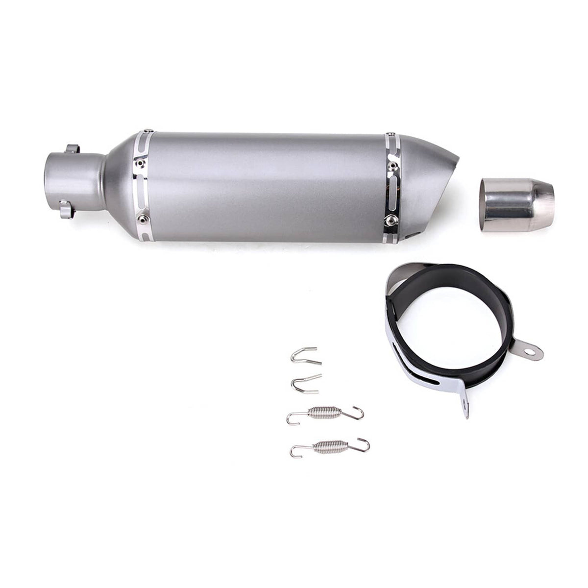 Solidspare Motorcycle Exhaust Muffler Pipe Removable DB Killer Slip on 38-51mm Universal