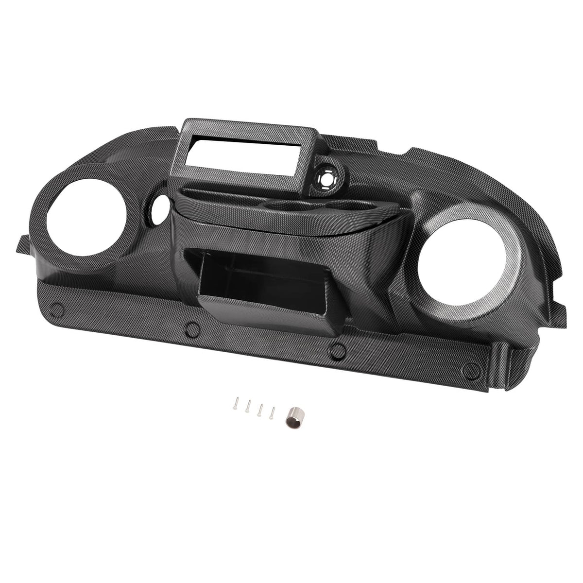 Solidspare For Club Car Precedent Carbon Fiber Style Golf Cart Radio Dash Dashboard Cover