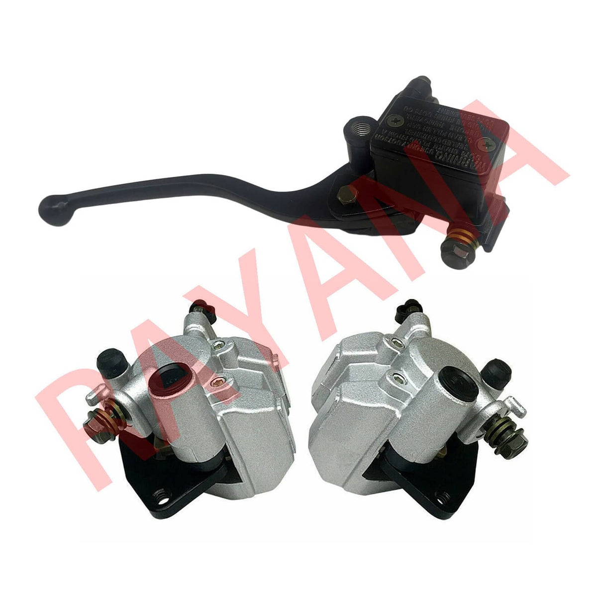 Solidspare Front Brake Master Cylinder Calipers for Yamaha Warrior 350 Kodiak 400