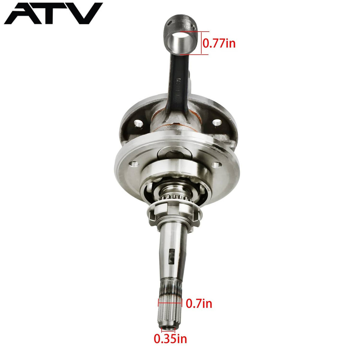 Solidspare Crankshaft For Hisun 400 HS400 Quad 13200-003-0000,13300-F12-0000 ATV UTV NEW US