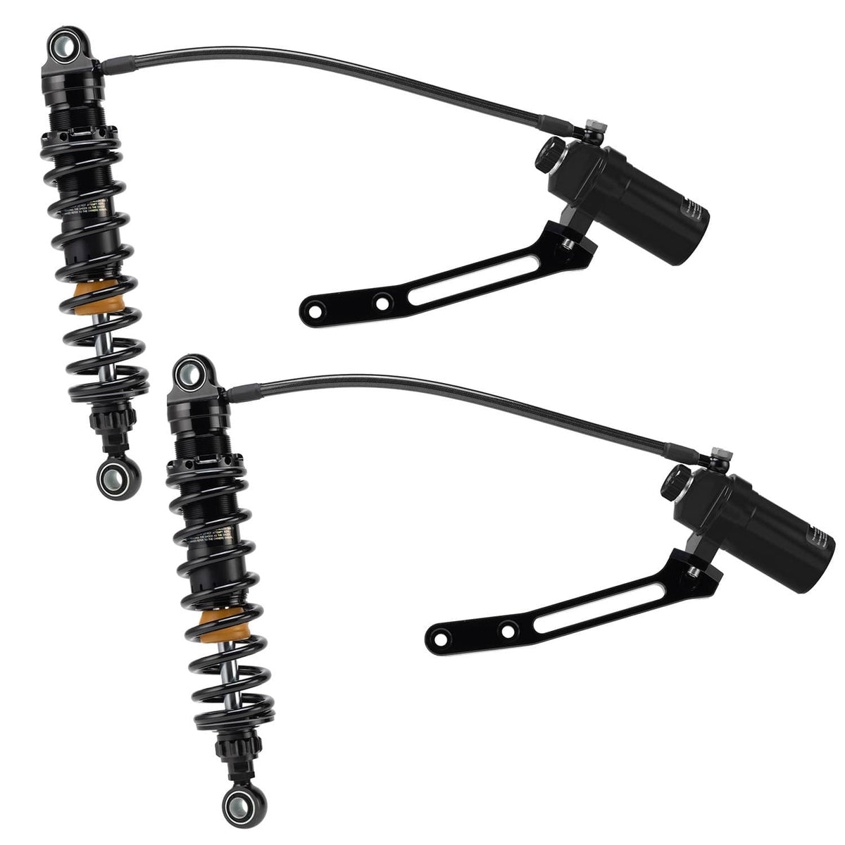 Solidspare Rear Suspension Shocks w/ Remote Reservoir For Road Glide Special FLTRXS 15-23