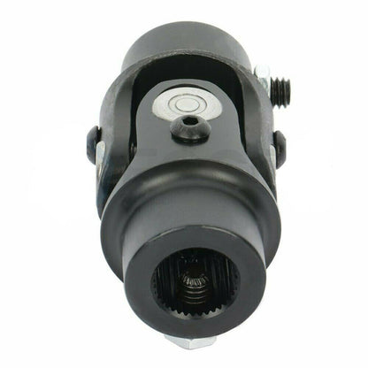 Solidspare New 3/4" DD X 3/4" DD Universal Steering Black Single U-Joint Shaft US