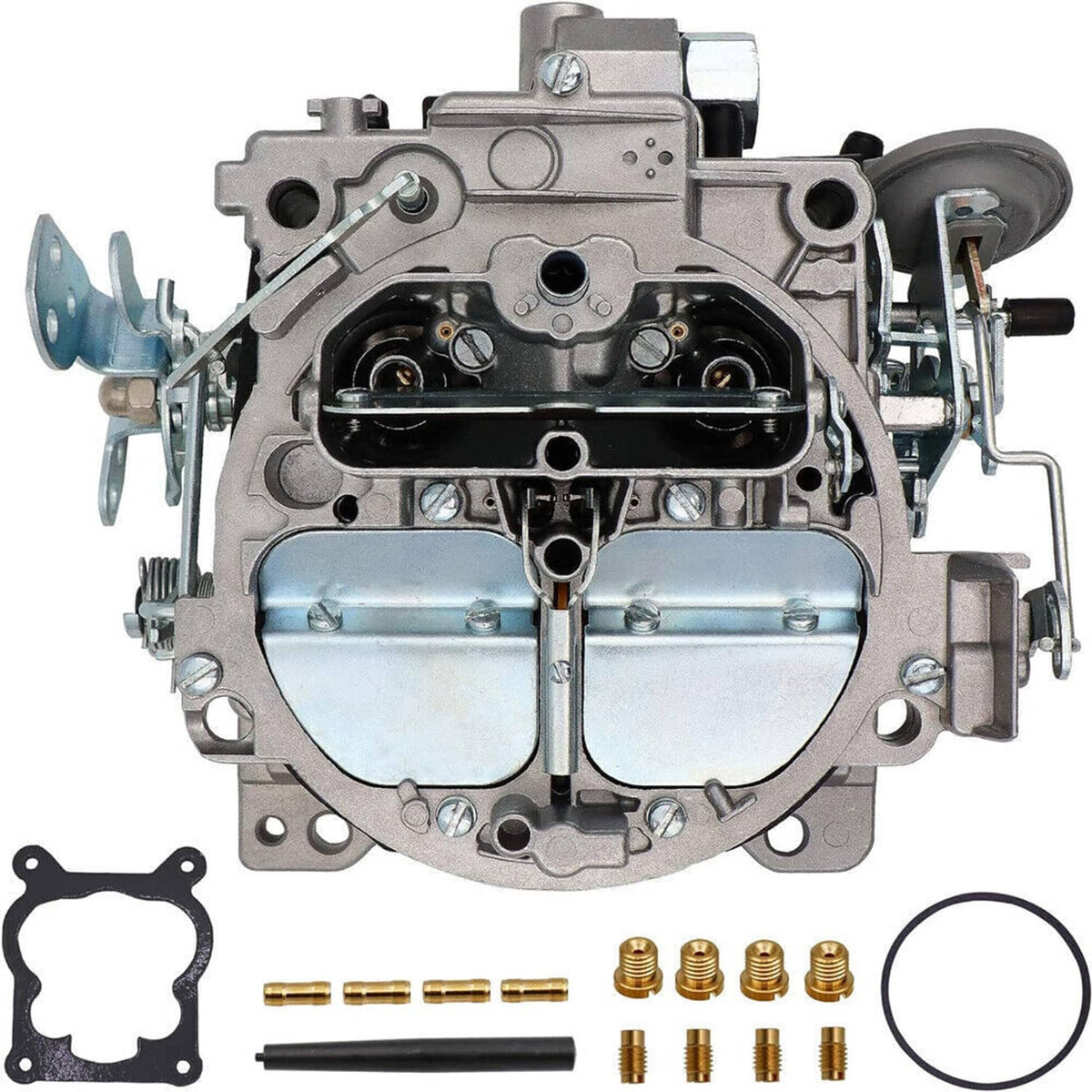 Solidspare For Chevy 327 350 427 454 750 CFM 4 Barrel 4MV Rochester Quadrajet Carburetor