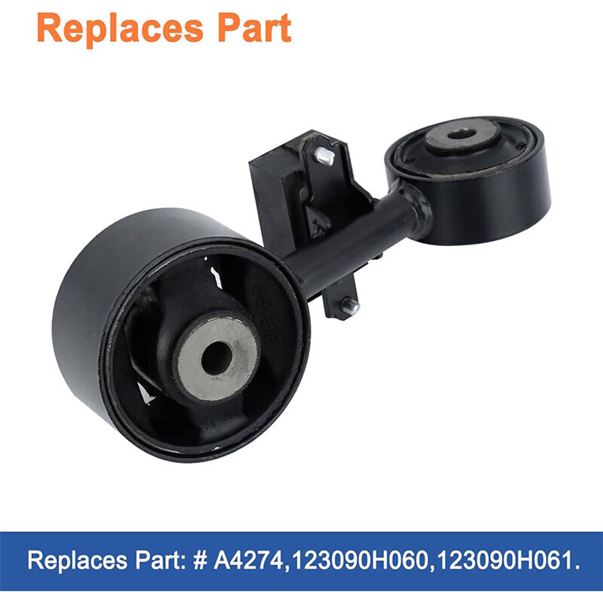 Solidspare Front Engine Torque Strut Mount For 2007-2011 Camry 2.4L A4274 1041903 Black New