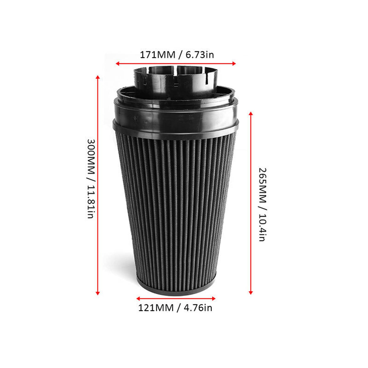 Solidspare Fit For 99-06 Chevy GMC V8 4.8L/5.3L/6.0L 4" Cold Air Intake Kit+Heat Shield Bla