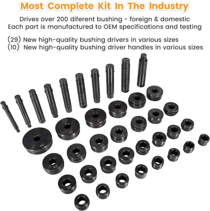 Solid Spare T-0220-39 Master Bushing Driver Kit Bushing Bearing Seal Installer Remover Tool