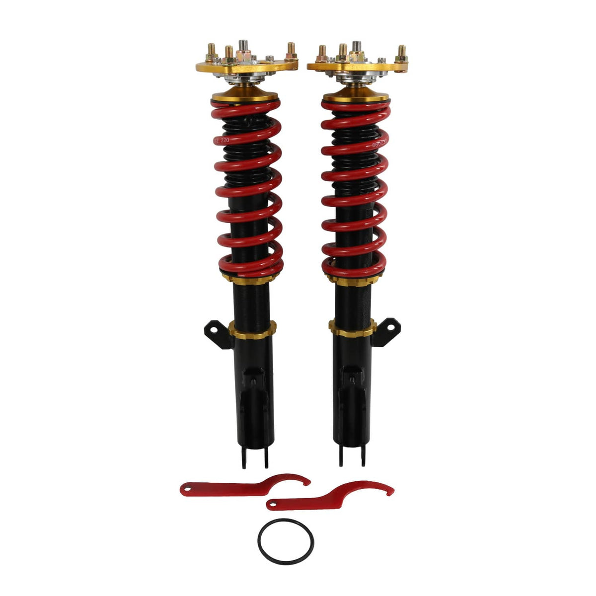 Solidspare Coilover Struts For 08-16 Mitsubishi Lancer & Ralliart CY2A CZ4A Front & Rear