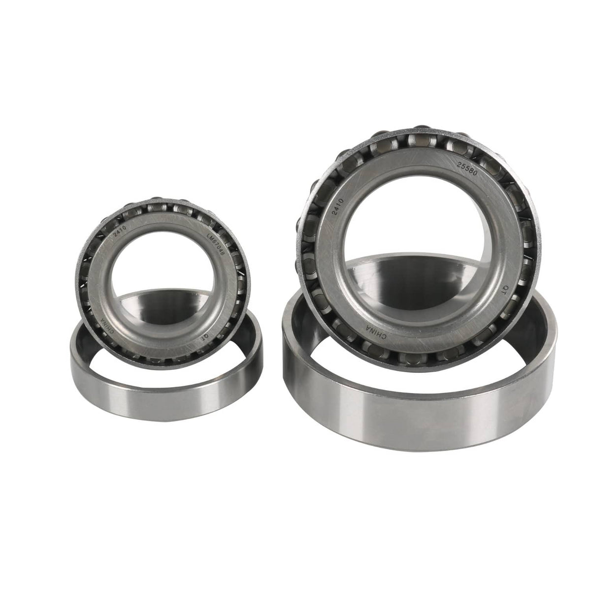 Solidspare 5200# Bearing Axle Kit 25580+ LM67048 1.25" Bearing Trailer Wheel & Mobile Home