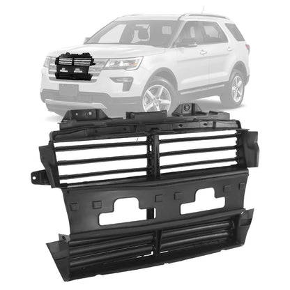 Solidspare Radiator Shutter W/ Motor Assembly For 2013-2019 Ford Explorer JB5Z8475A