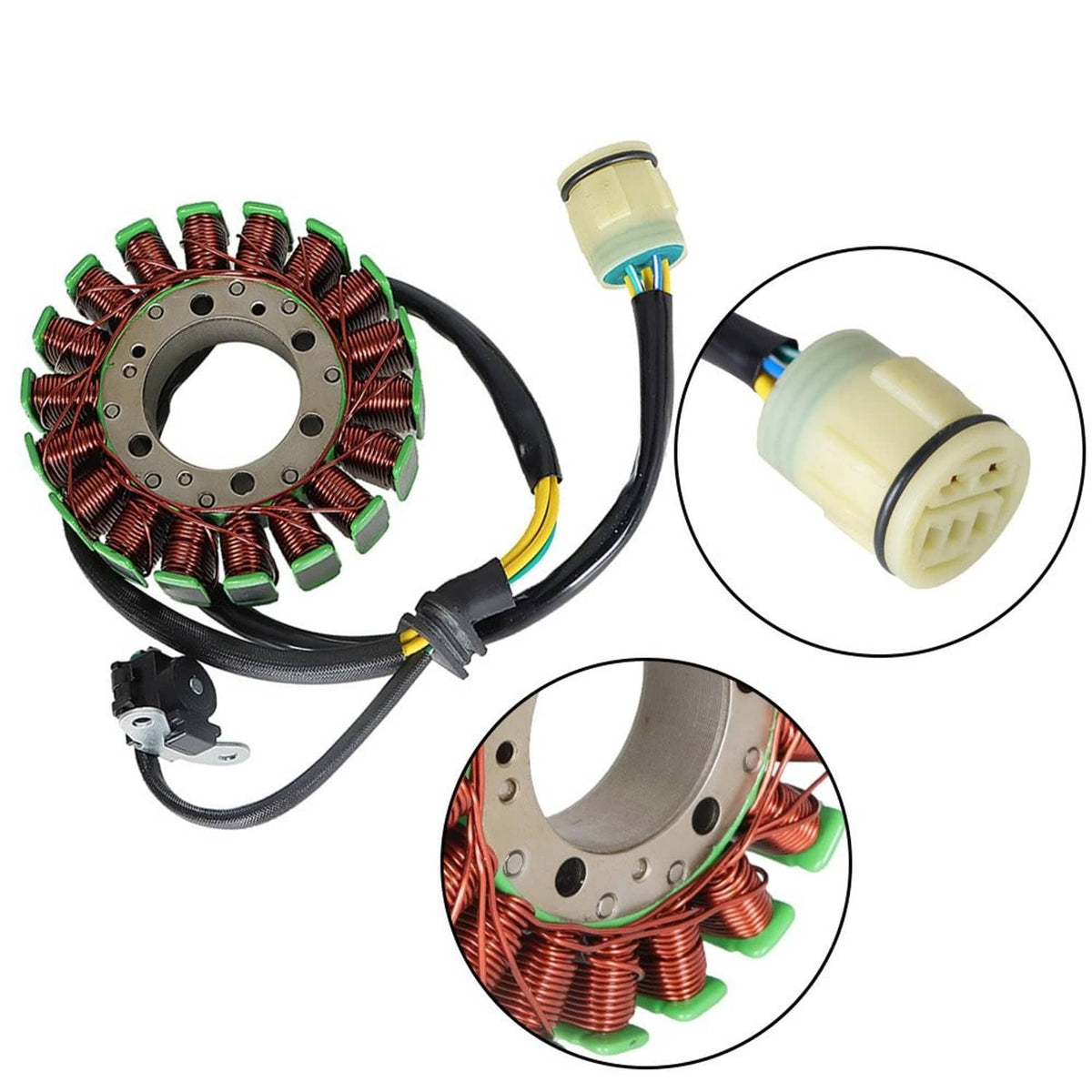 Solidspare Stator + Regulator Rectifier For Honda Rancher 420 TRX420 FE/FM/TE/TM 2007-2013