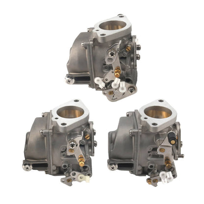 Solid Spare 6H1-14301/14302/14303 Carburetor Assy Set For Yamaha 90HP Outboard 6H1-14302