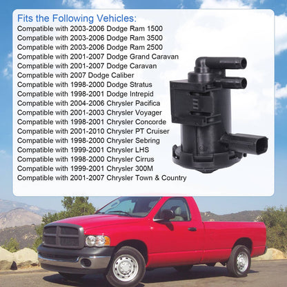 Solidspare Vapor Canister Solenoid Purge Valve For 2003-06 Dodge Ram 1500 2500 3500 4669569