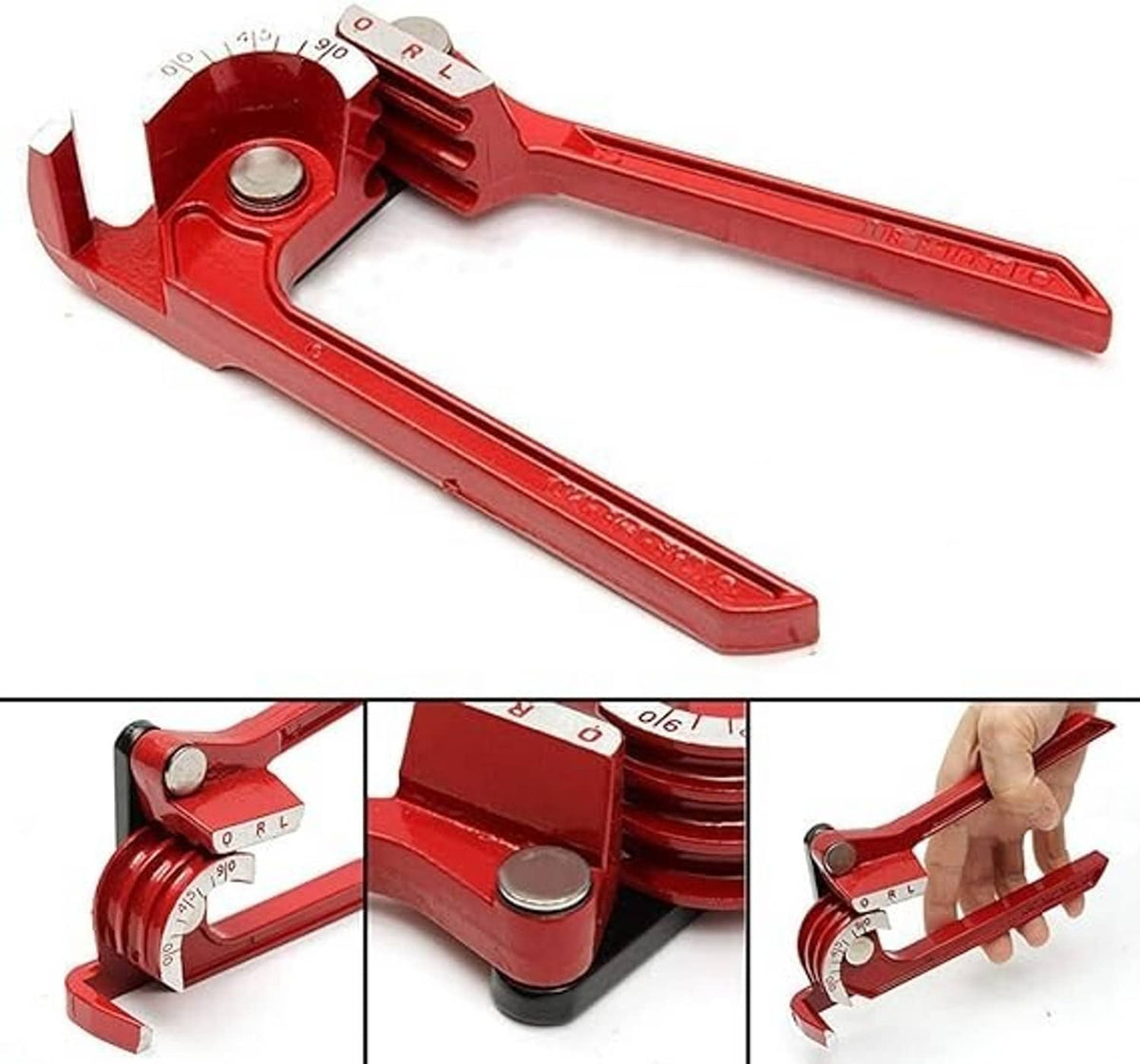 Solid Spare Tubing Tube Bender Aluminum Copper and Steel 1/4" 5/16" 3/8" Fuel Brake Line