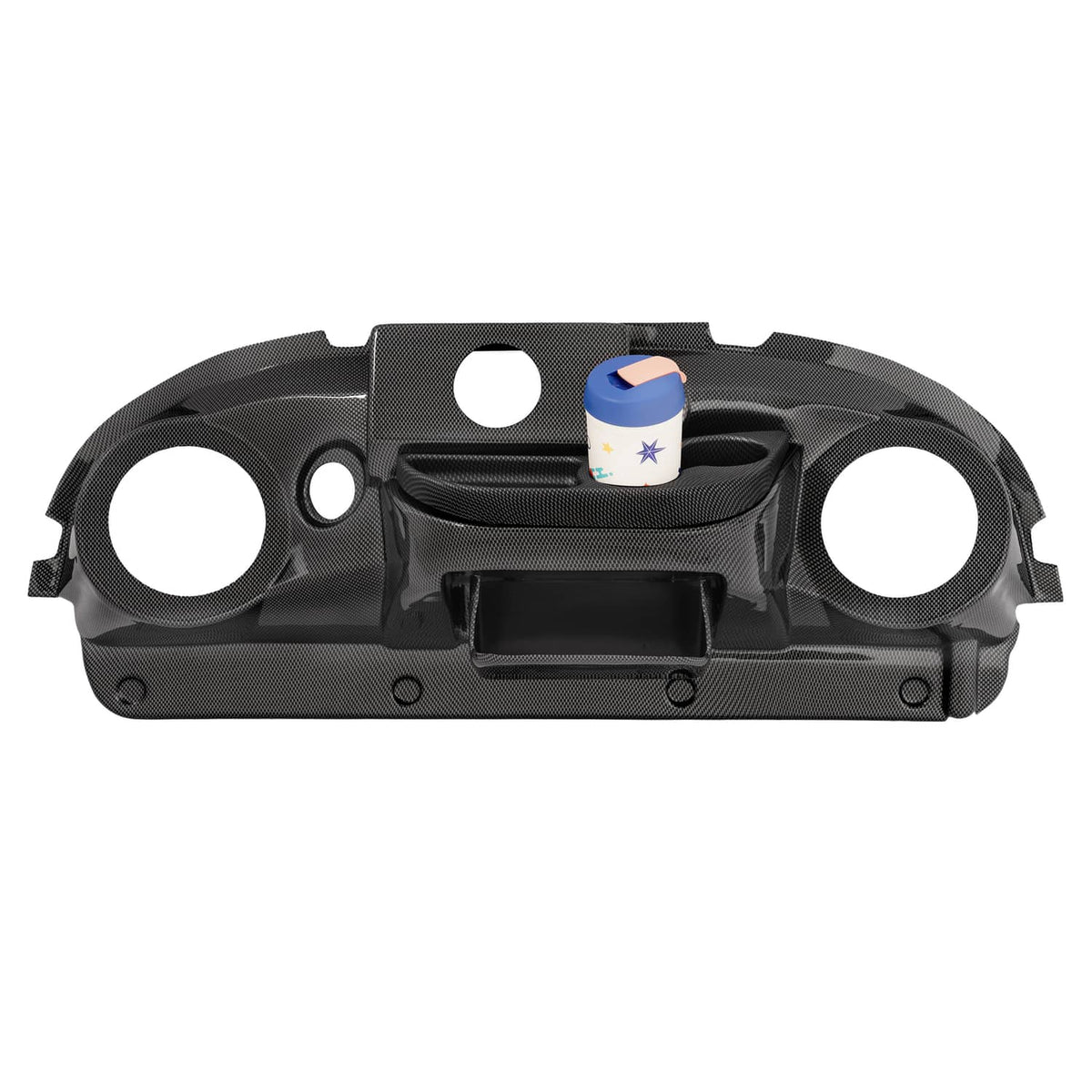 Solidspare Carbon Fiber Style Golf Cart Dashboard Cover For Club Car Precedent Radio Dash