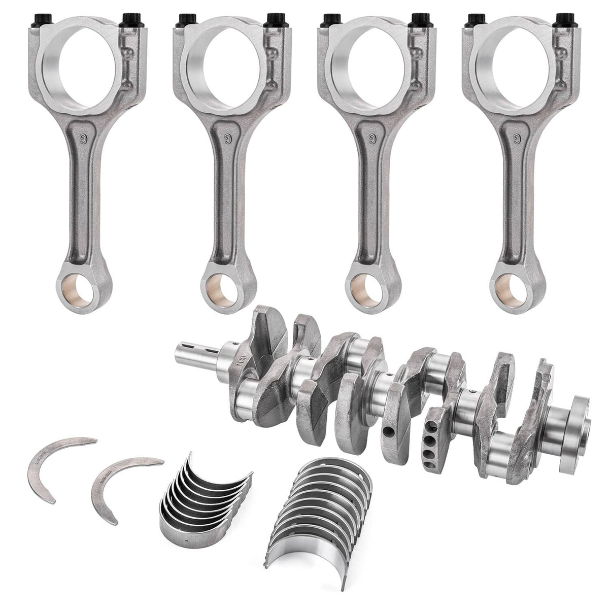 Solidspare Crank Shafts Connecting Rod Bearing Kit for Hyundai Santa Fe Sport 2.4L 2013-18