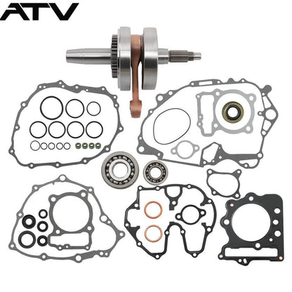 Solidspare For HONDA TRX 400EX Top Bottom End Engine Crank Gaskets Rebuild Kit 1999-2014
