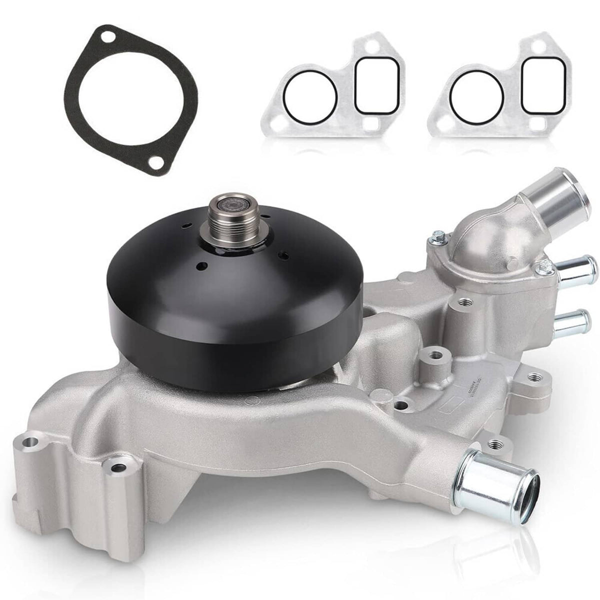 Solidspare New Water Pump w/Thermostat for 2007-16 Chevrolet GMC Vortec 4.8L 5.3L 6.0L 6.2L