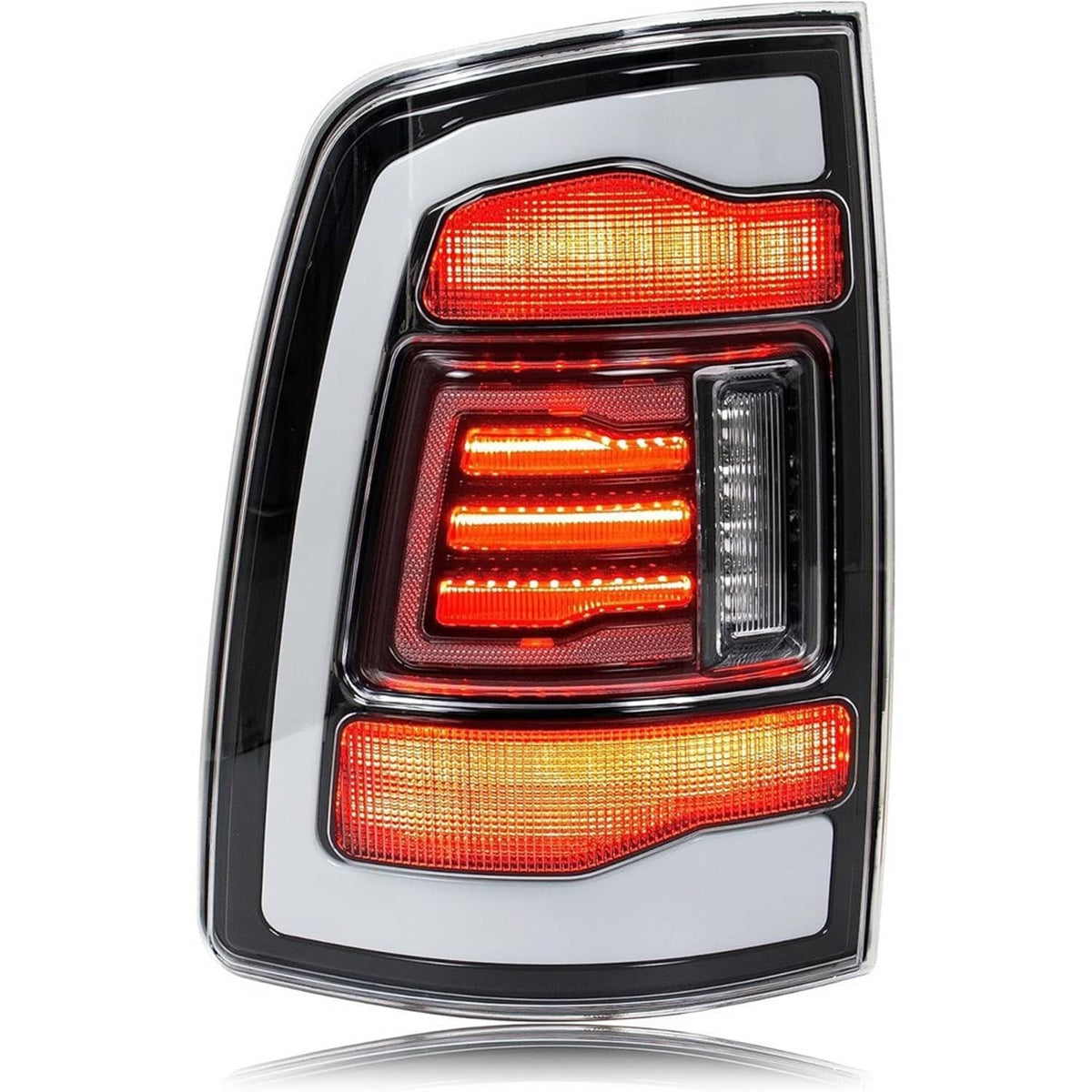 Solidspare Pair LED Tail Light for 09-18 Dodge Ram 1500 2500 3500 Rear Light Clear Lens New