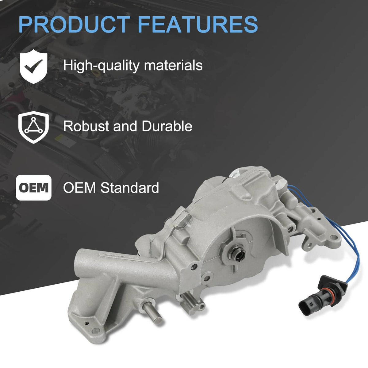 Solidspare Engine Oil Pump FOR Jeep Grand Cherokee Dodge Durango Chrysler 3.6L 68252670AA