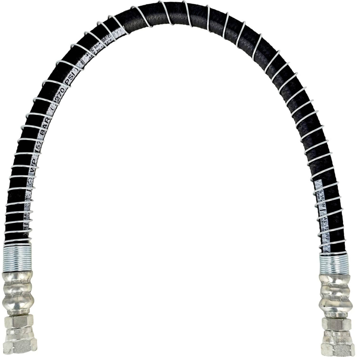 Solid Spare 24" LPG Hose Crimped Liquid Propane Assembly Fitting Connection for Forklift