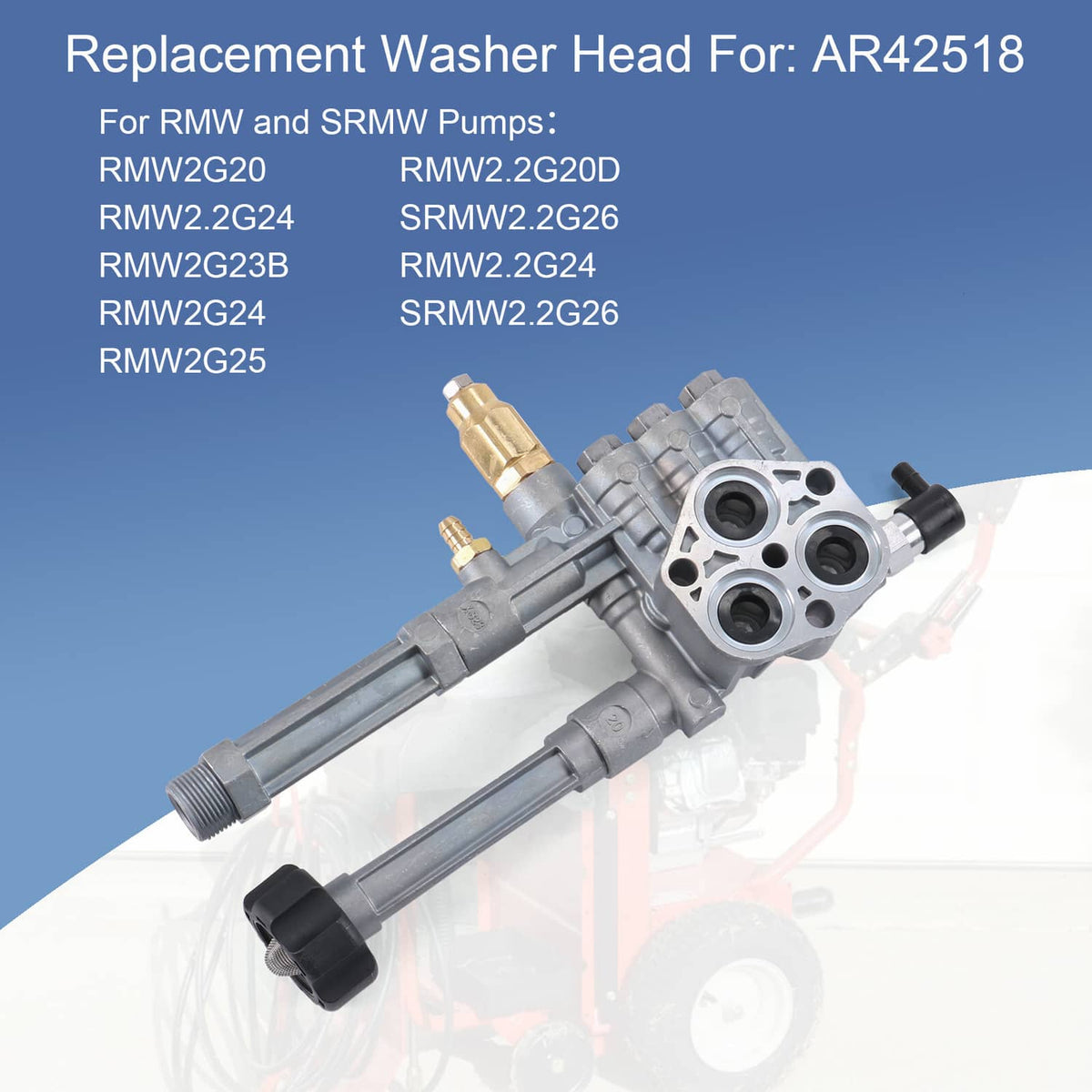 Solidspare New RMW 2.2G24 Complete Pump Head Assy Fit SRMW 2.2G26 Pumps AR42518