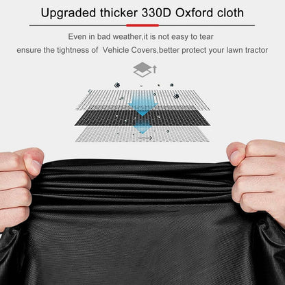 Solid Spare LP93647 Deluxe Riding Mower Cover Waterproof for John Deere X300-X700 Series