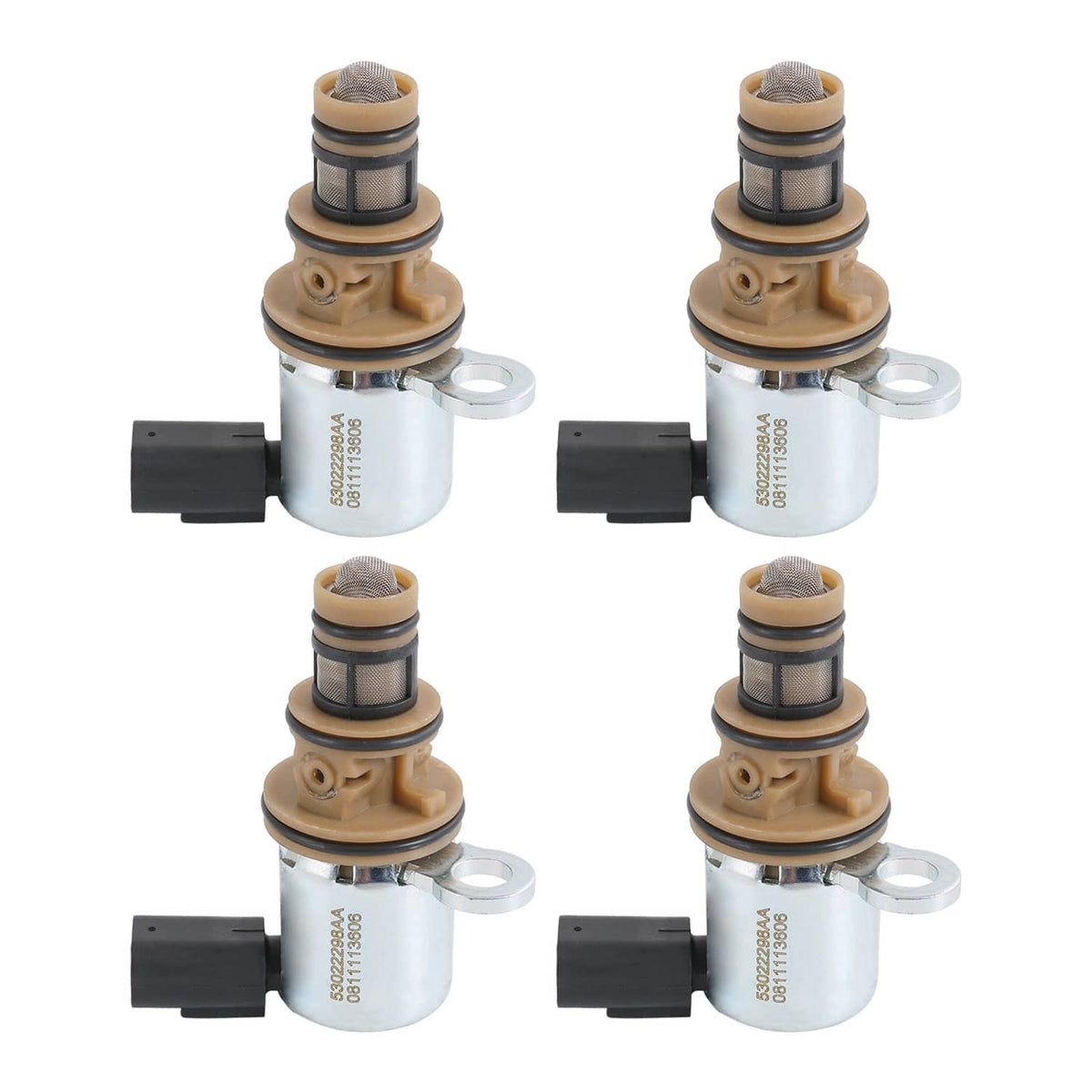 Solidspare 4PC Multiple Displacement Solenoid 53022298AA For 10-23 Dodge Ram Jeep 5.7L 6.4L