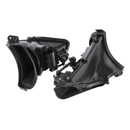 Solidspare Black Front Fairing Air Duct For Harley Touring Road Glide 2015-23 ABS Plastic