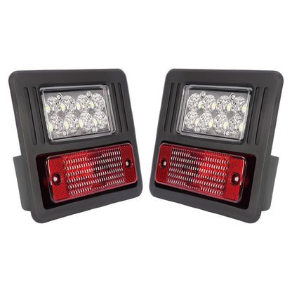 Solidspare 4x LED Headlight Tail Exterior Light Kit For Bobcat Skid Steer Loader