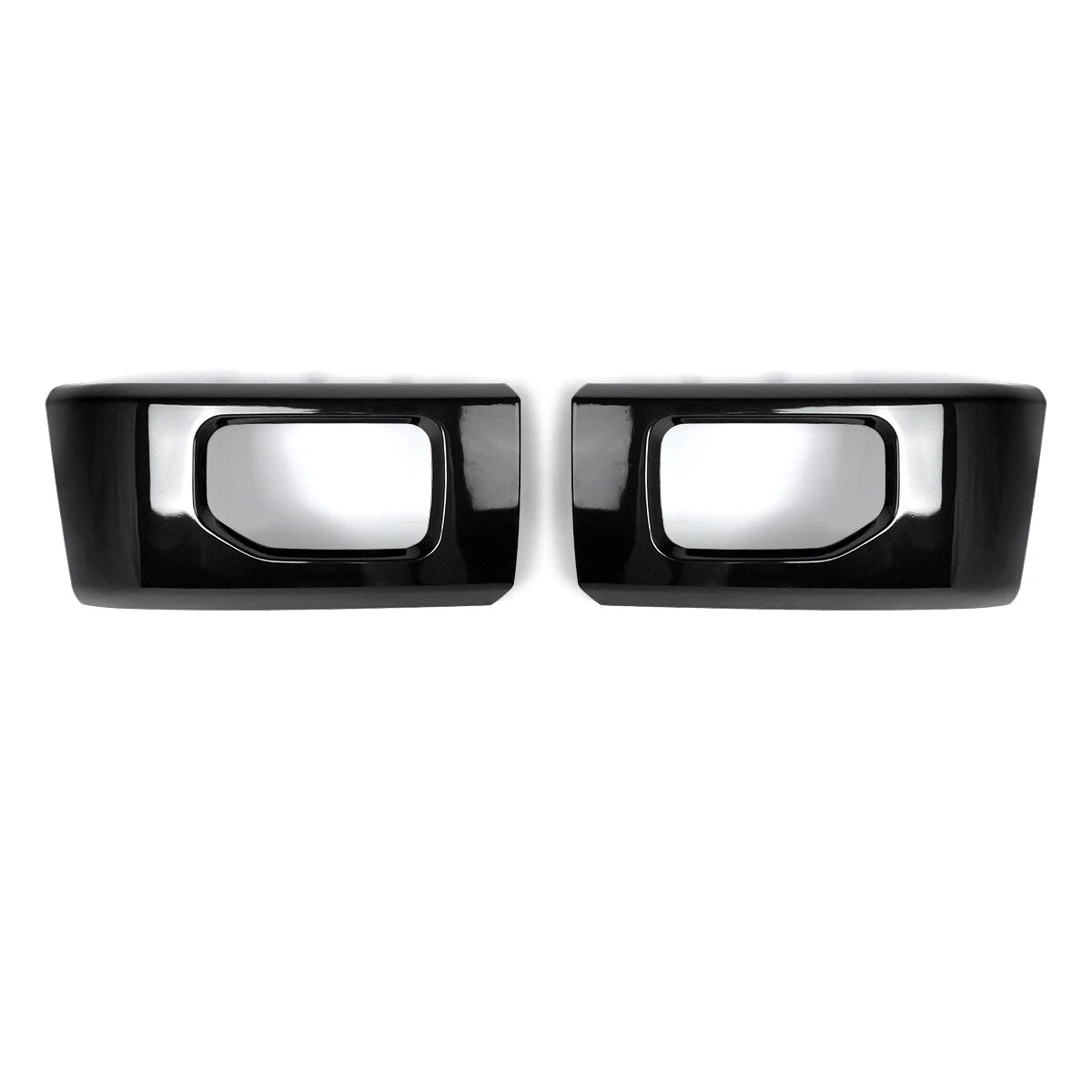 For Ford F-150 2015-2017 Front Upper Grille+Bumper Face Bar End Side Gloss Black