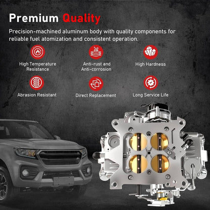 Solidspare Carburetor For 0-80458SA Holley 4-Barrel Square Bore 600 CFM Electric Choke 4160