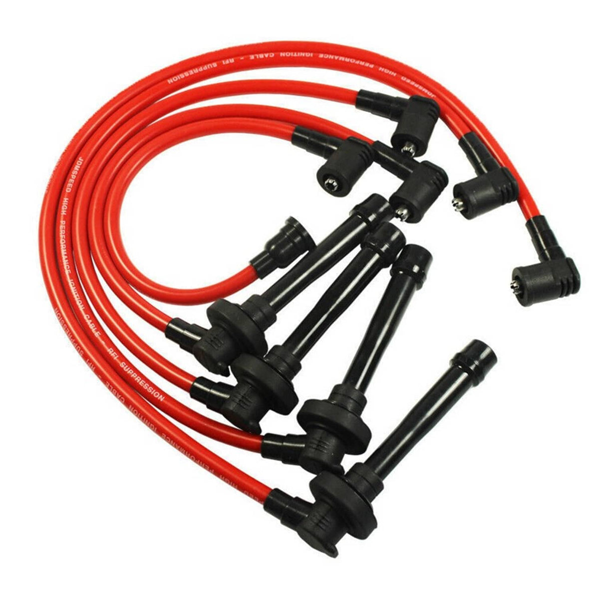 Solidspare Spark Plug Wire Set For 1992-00 Honda Civic Del Sol EG EK EJ D15/D16 Spiral Core