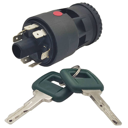 Solid Spare 15082295 Ignition Switch Lock Key Kit 11007281 for Volvo L120 A35D A40D Loader