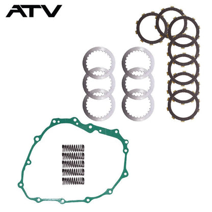 Solidspare Generic Clutch Kit Heavy Duty Springs & Cover Gasket For Honda Sportrax 400