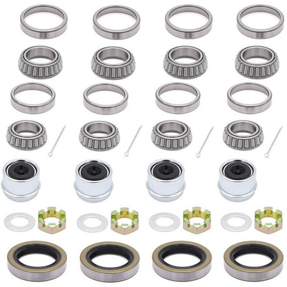 Solidspare 3500LB 1-1/16'' to 1-3/8" Boat Trailer Wheel Axle Bearing Seal Kit L68149 L44649