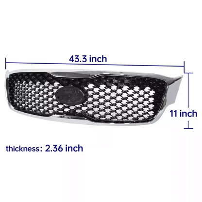 For 2016-2018 Kia Sorento Front Upper Grille Radiator Sight Cover Set 86360C6000